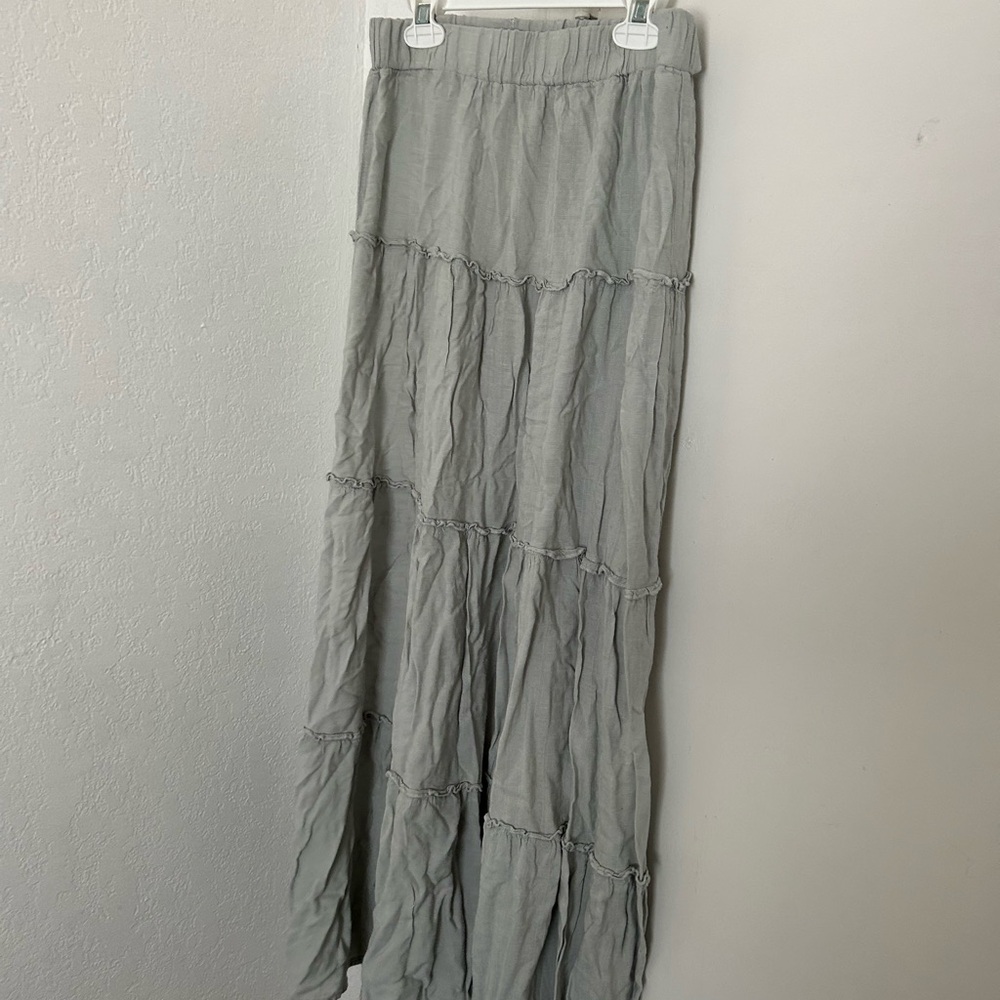 Save green Maxi Skirt